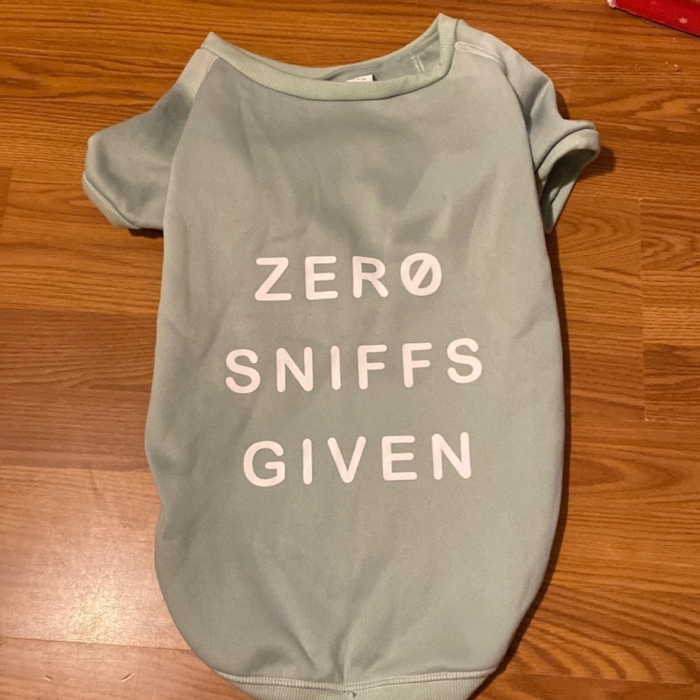 Dog Tee Shirt size Large (BW)